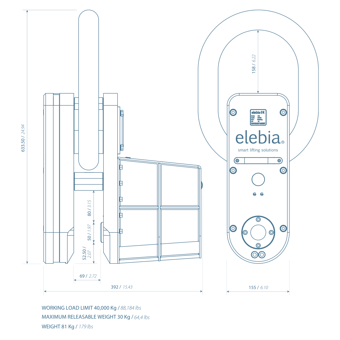 Automatischer S40-Schäkel