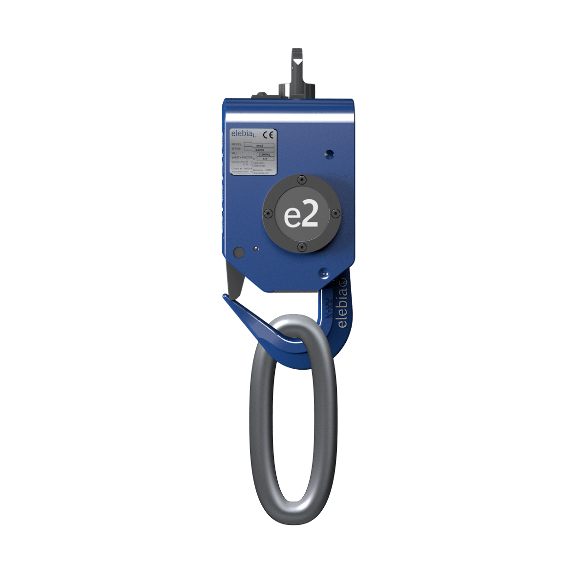 evo2 automatic crane hook with a single masterlink